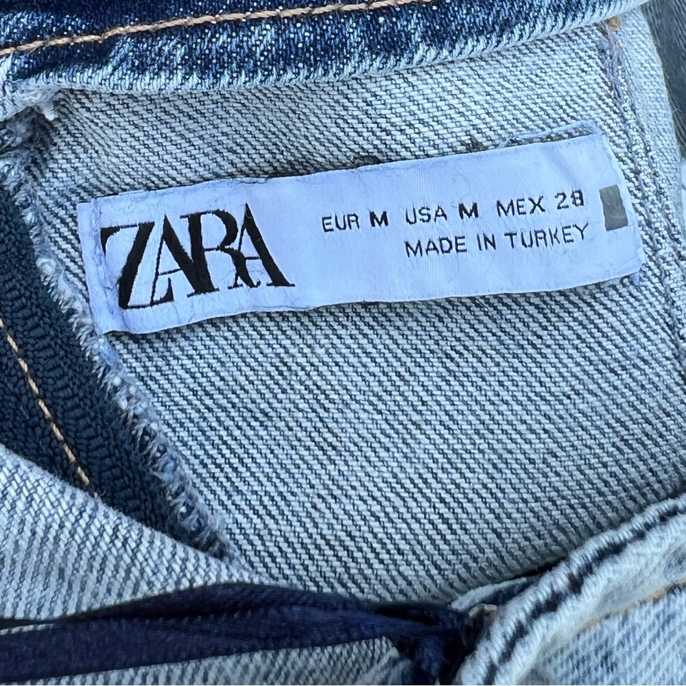 Zara denim dress. - Picture 3 of 3